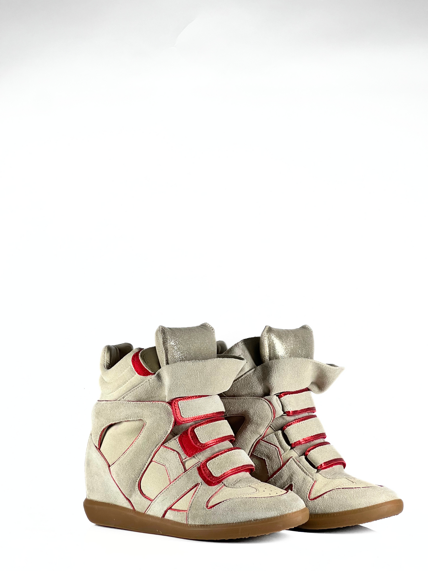 Isabel Marant Bekett - Beige & Rouge - 126