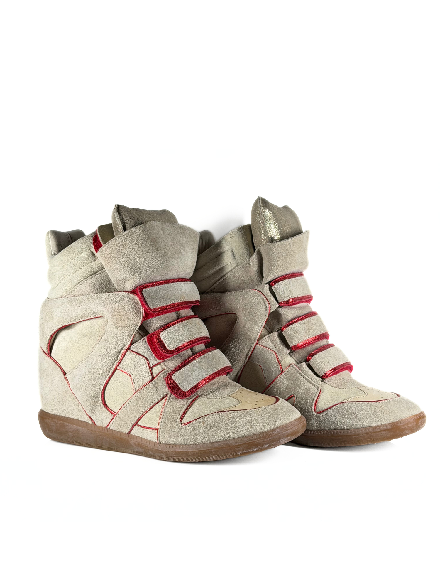 Isabel Marant Bekett - Beige/Rouge 575
