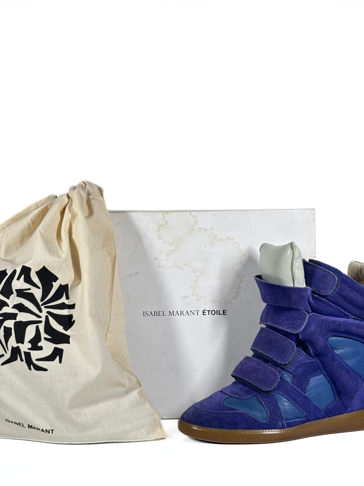 Isabel Marant Bekett - Cuir/Bleu 248