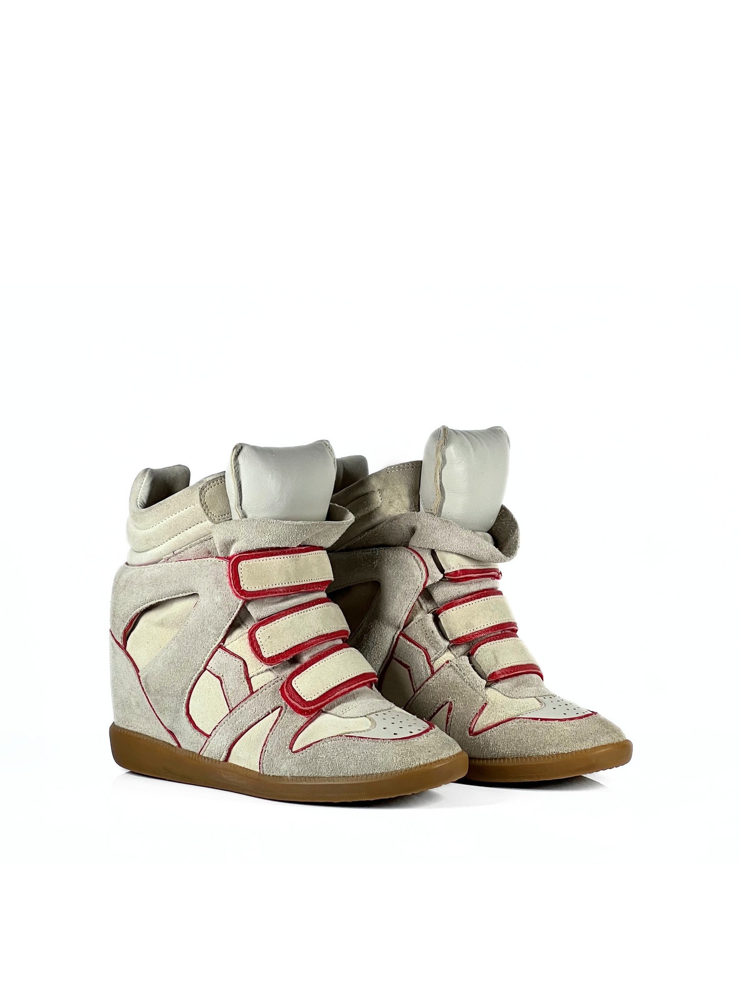 Isabel Marant Bekett - Beige / Rouge - 149