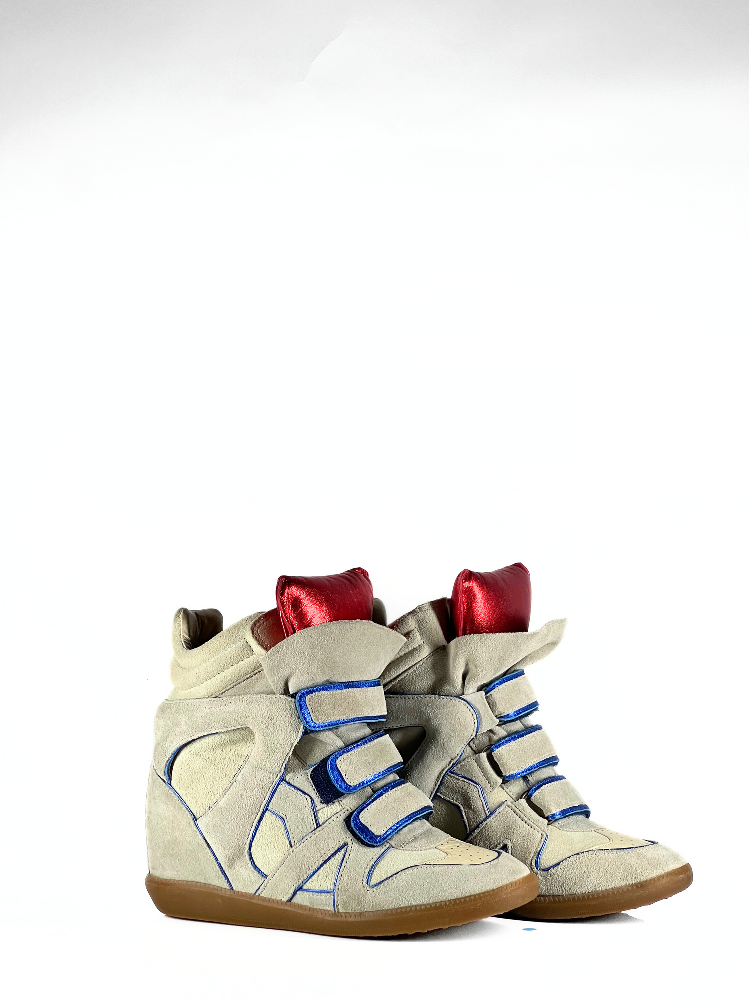 Isabel Marant Bekett - Beige/Blue/Red - 128