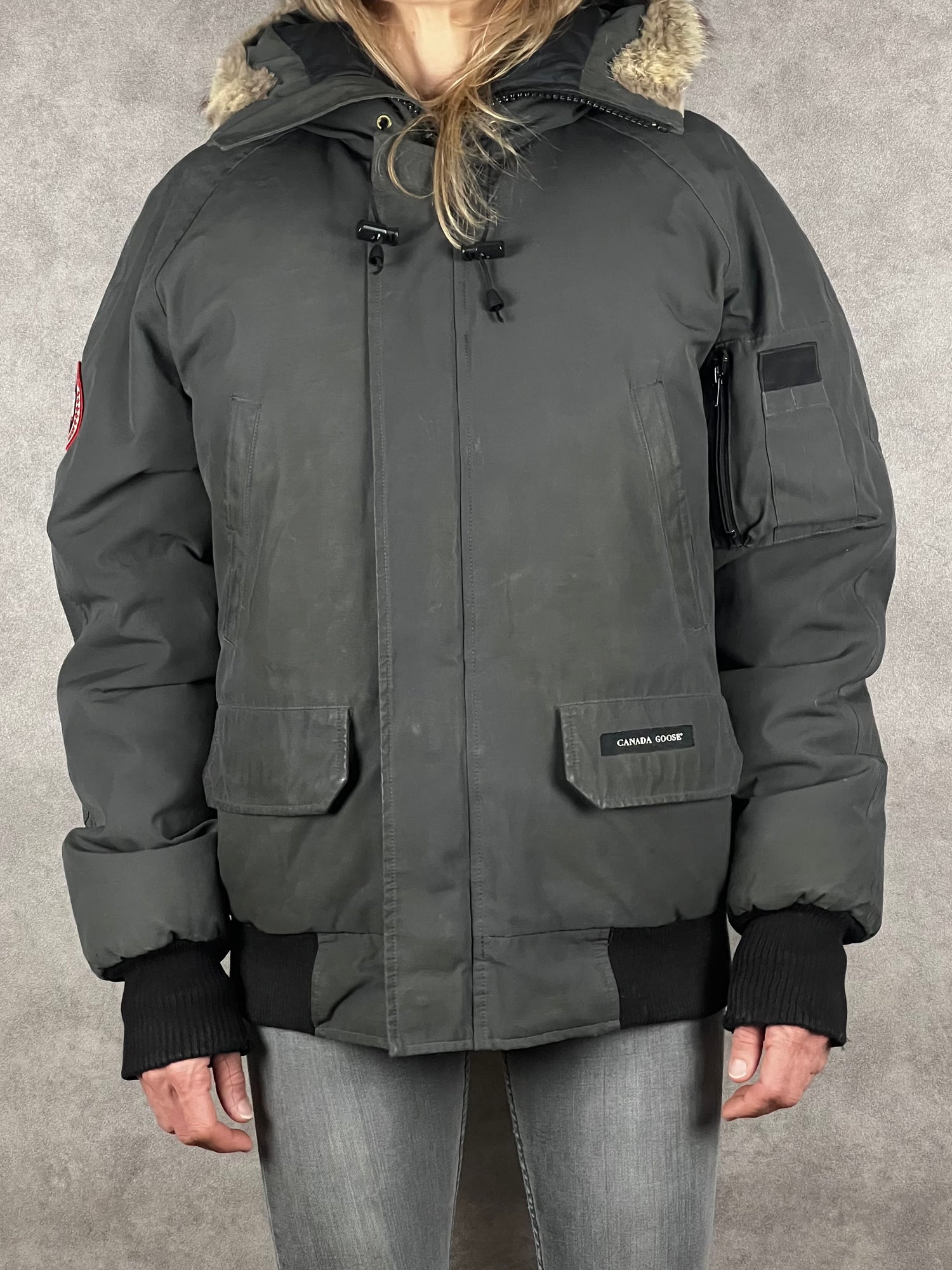 Blouson Canada Goose Aviateur Chilliwack Gris - 6